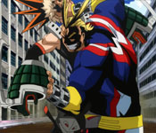 all might taking down bakugo